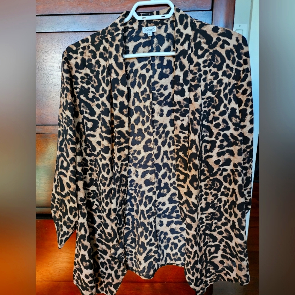Leopard Print Blazer